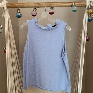 2/$15 W-5- Womens Medium powder puff blue dress tank